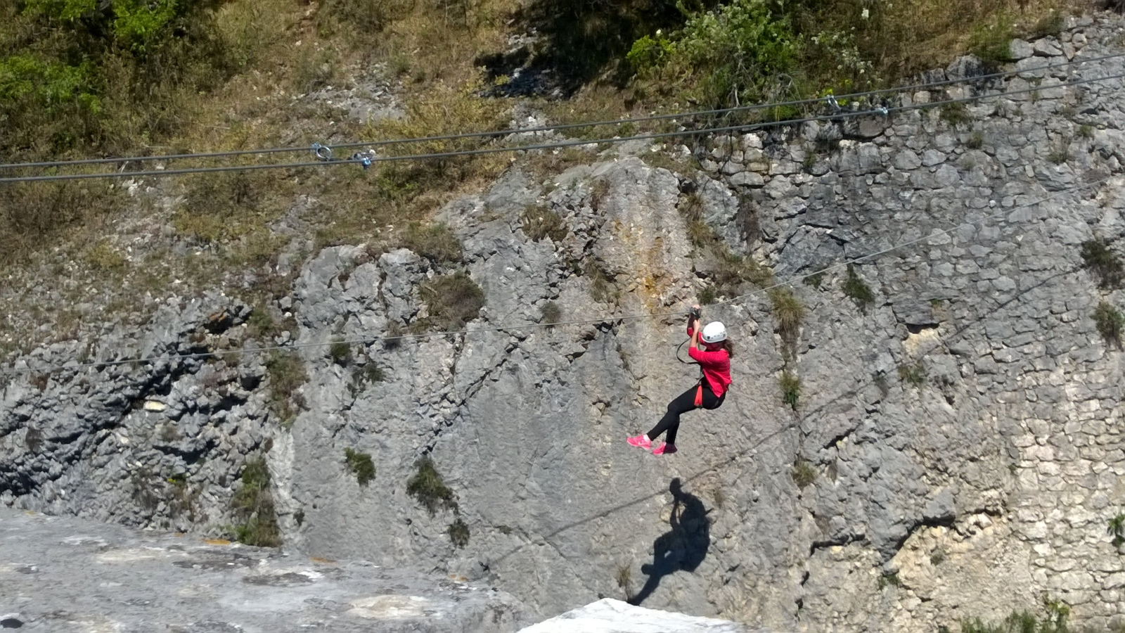 Tyrolienne - Fort l'Ecluse Aventure