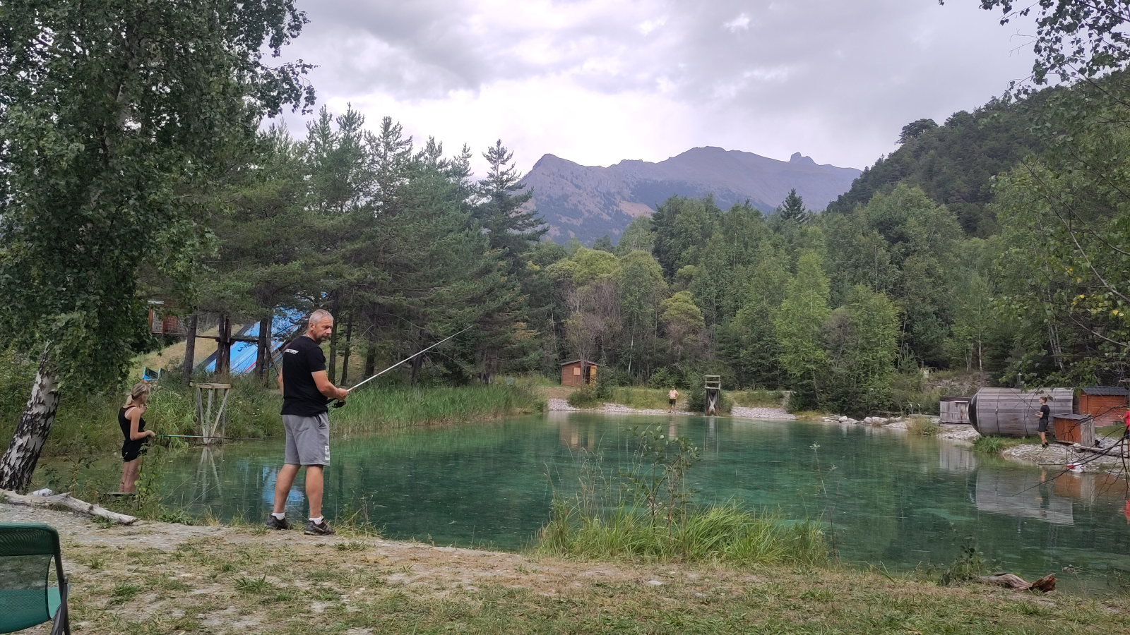 Summer view of the lake