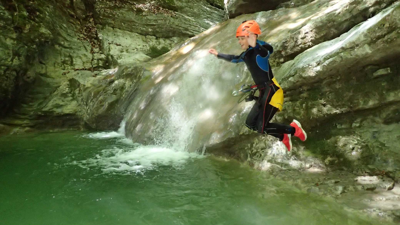 Saut canyoning