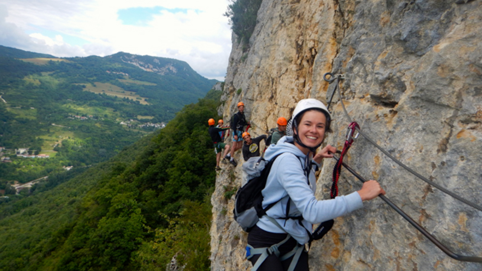 Via Ferrata in the Jura in Vouglans, Fort l'Ecluse and Morez