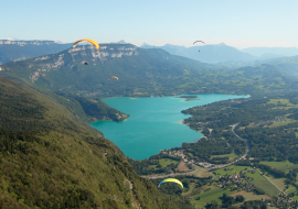 Vol en parapente Lac d'Aiguebelette