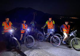 Mountain bike night out