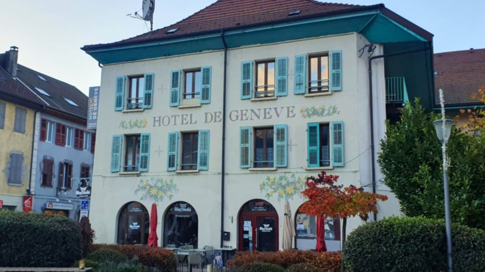 façade hôtel de Genève