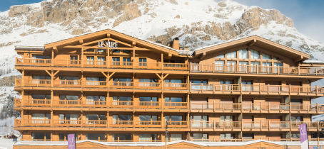 Façade front de neige - Hôtel le Yule Val d'Isère