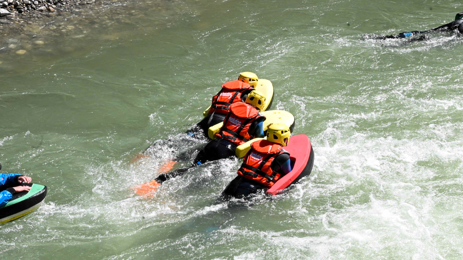 Hydrospeed sur la Dranse