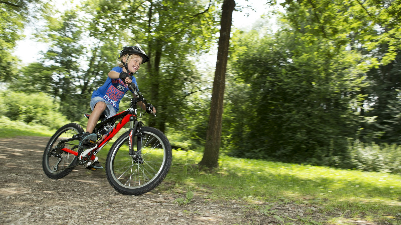 Our professional instructors will teach your child the ins and outs of mountain biking