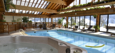 spa hot tub pool hotel Le Feraillon