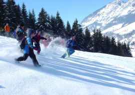 Jeux divers en neige