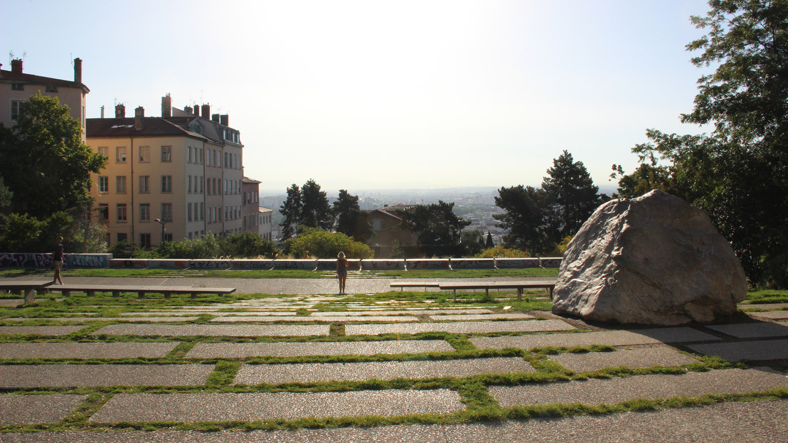 Esplanade du Gros Caillou à la Croix-rousse