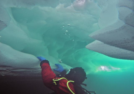 Ice diving