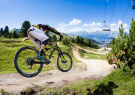 Descente Vtt vallée de la Plagne