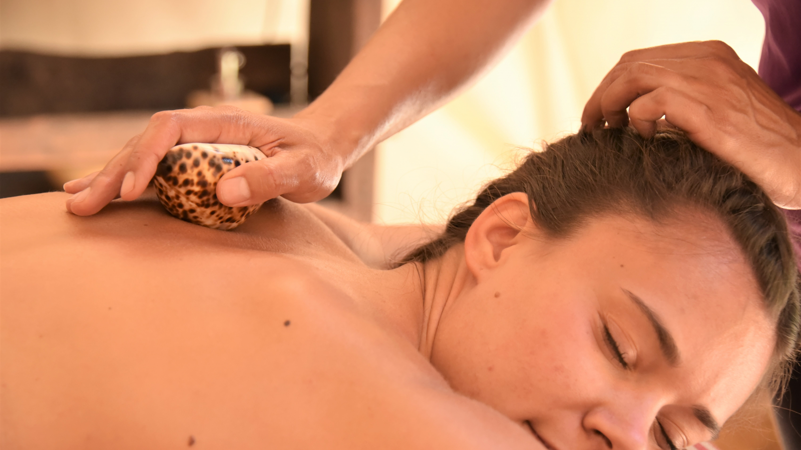 Massage sous Tippie au Clos Bernard