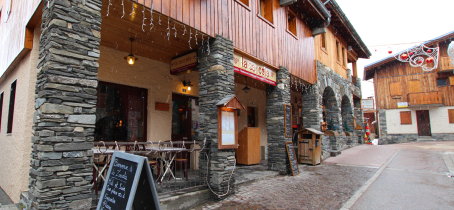 La Zaccota restaurant in Montchavin's pedestrian street