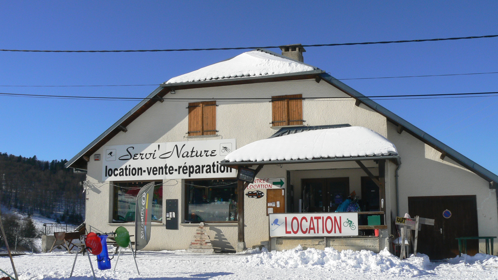 Extérieur hiver Servi'nature