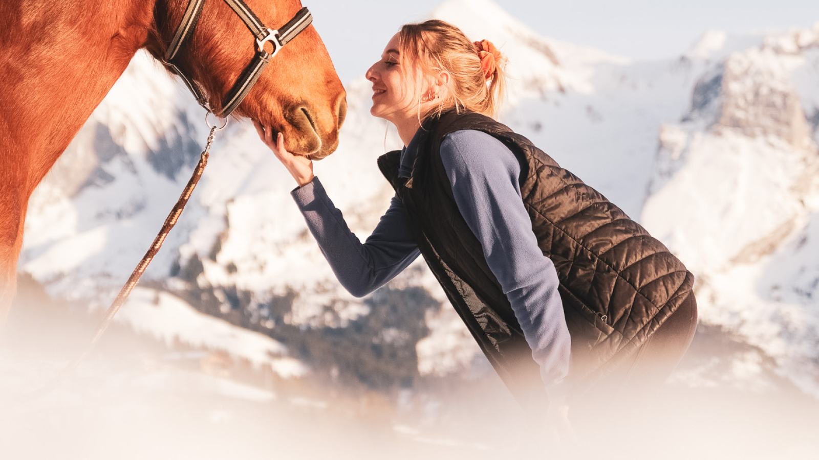 Médiation équine au Grand-Bornand