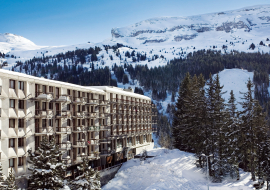 Vue extérieure du bâtiment MMV Le Flaine