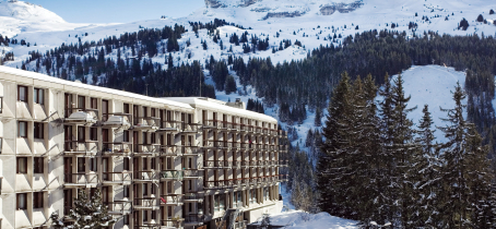 Vue extérieure du bâtiment MMV Le Flaine