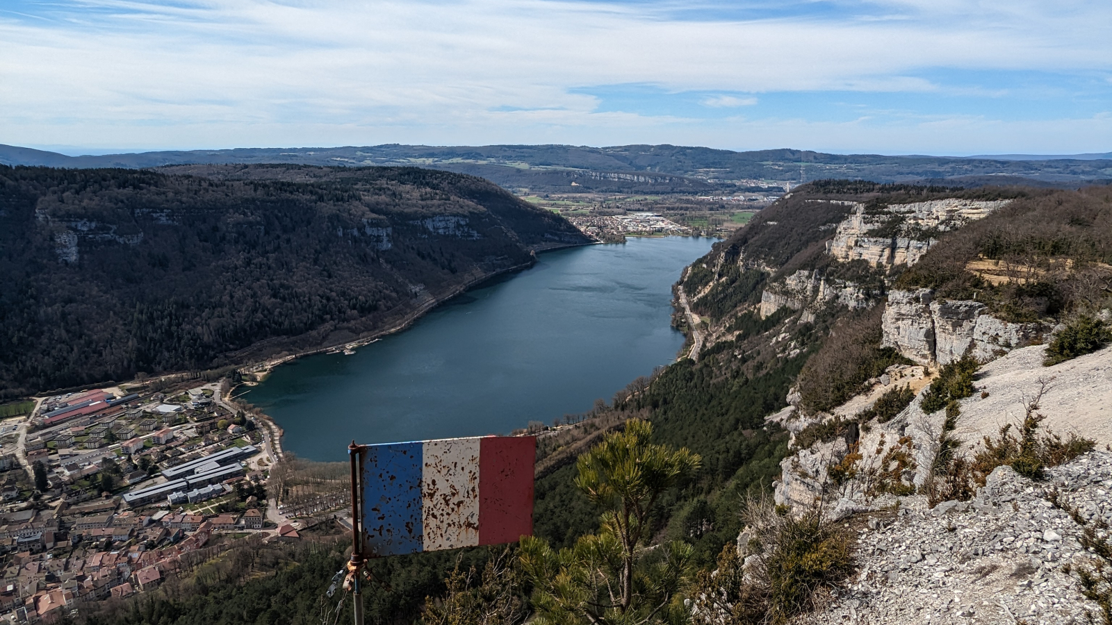 Vue sur le lac de Nantua