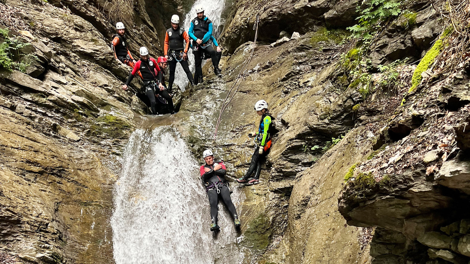 Canyoning au canyon de Nyon à Morzine