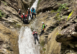Canyoning au canyon de Nyon à Morzine