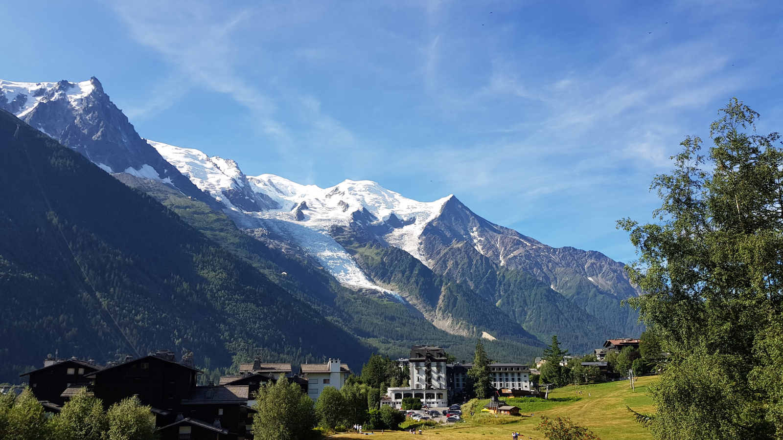 Vue depuis les chambres de  l'hôtel