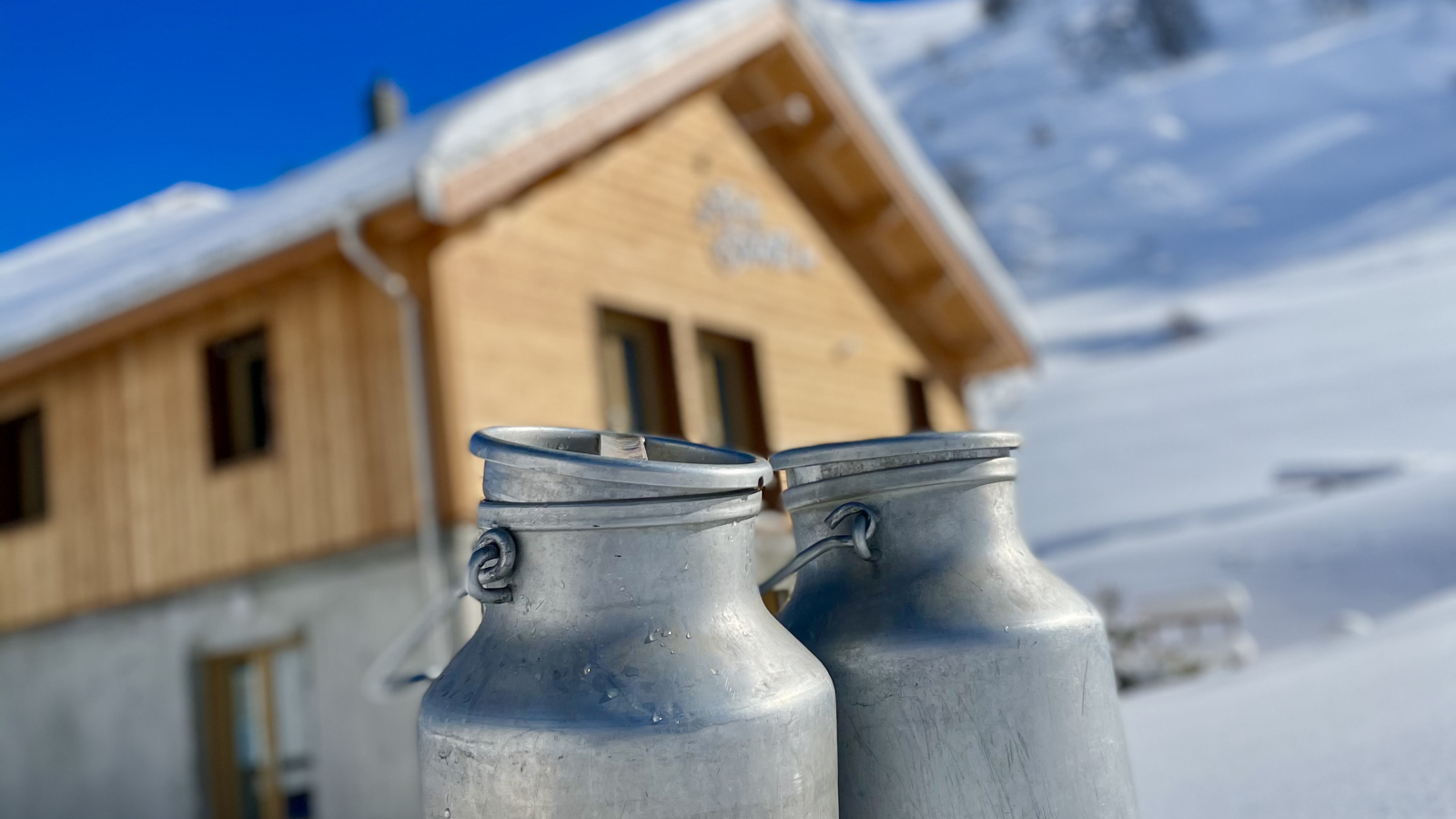 La ferme des étroits en hiver