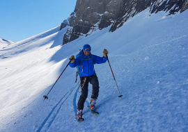 Laurent guide de haute montagne à Flaine