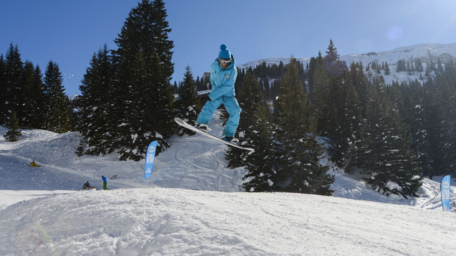 Cours de freestyle avec Djé Snowboard