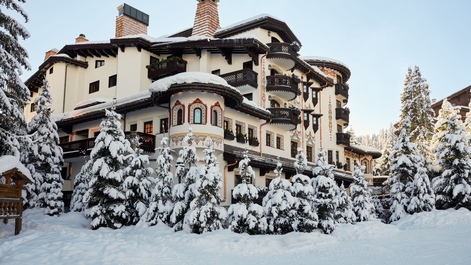 Vue piste du Jardin Alpin