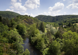 Depuis le Pic Alibert Châteauneuf les Bains