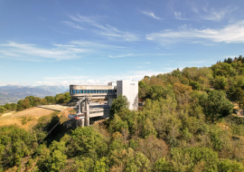 vue sur le Téléphérique du Salève