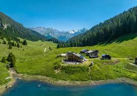 Mountain bike route to Lac de Gers