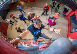 Cours d'escalade au centre aquasportif