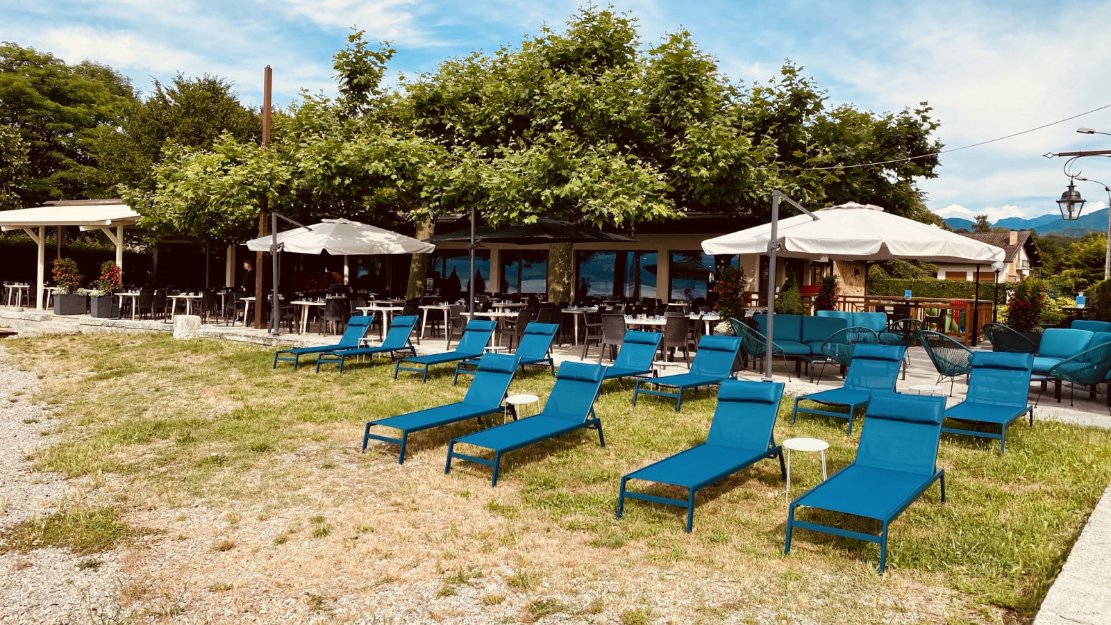 Plage privée et transtas du Restaurant les Pêcheurs