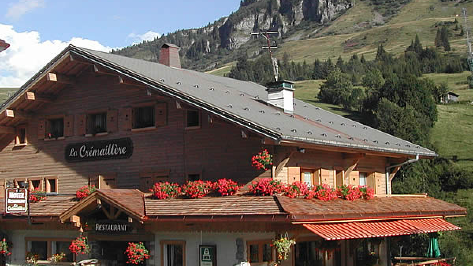 Bar la Crémaillière l'été