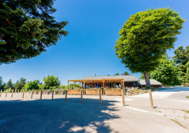 Vue extérieure du restaurant