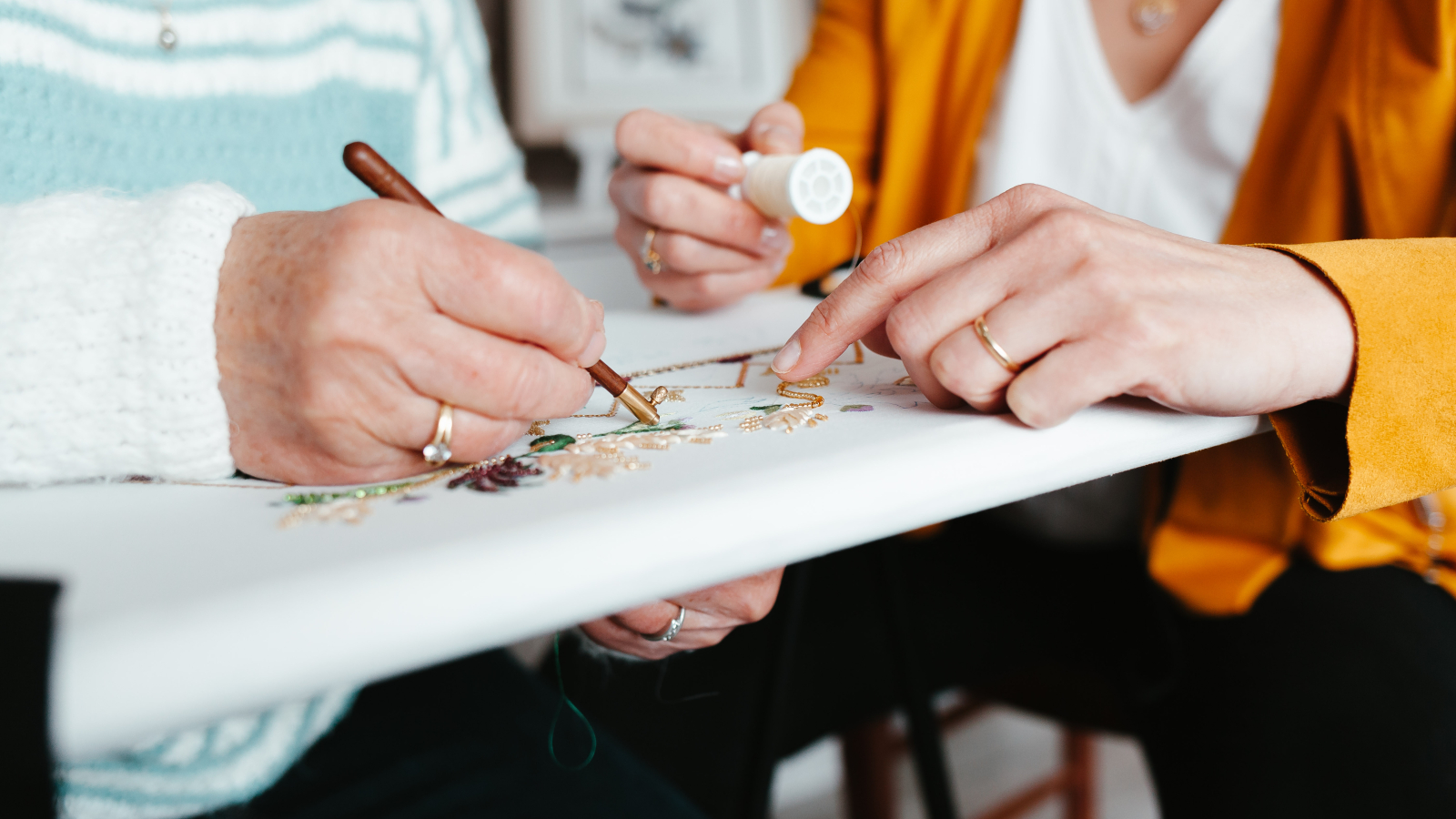 Cours de broderie Soirêve