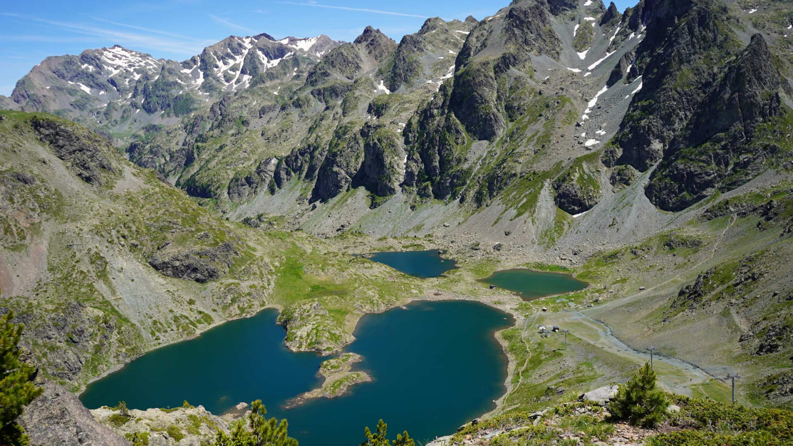 Photo Robert lakes and Belledonne summer