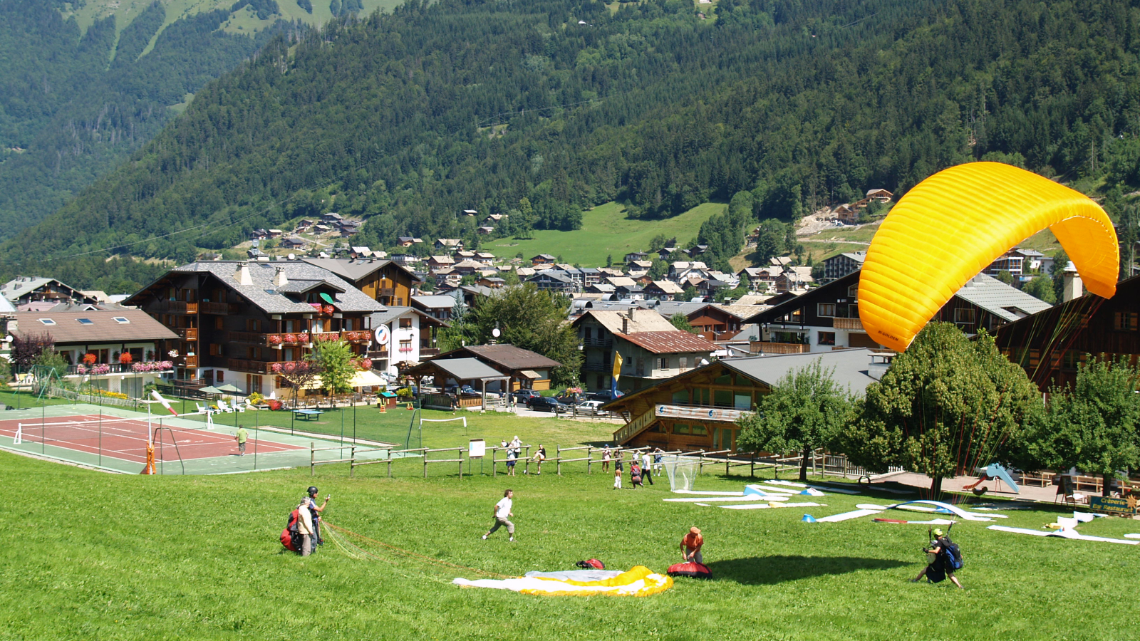 Résidence Frond Neige Morzine vue été