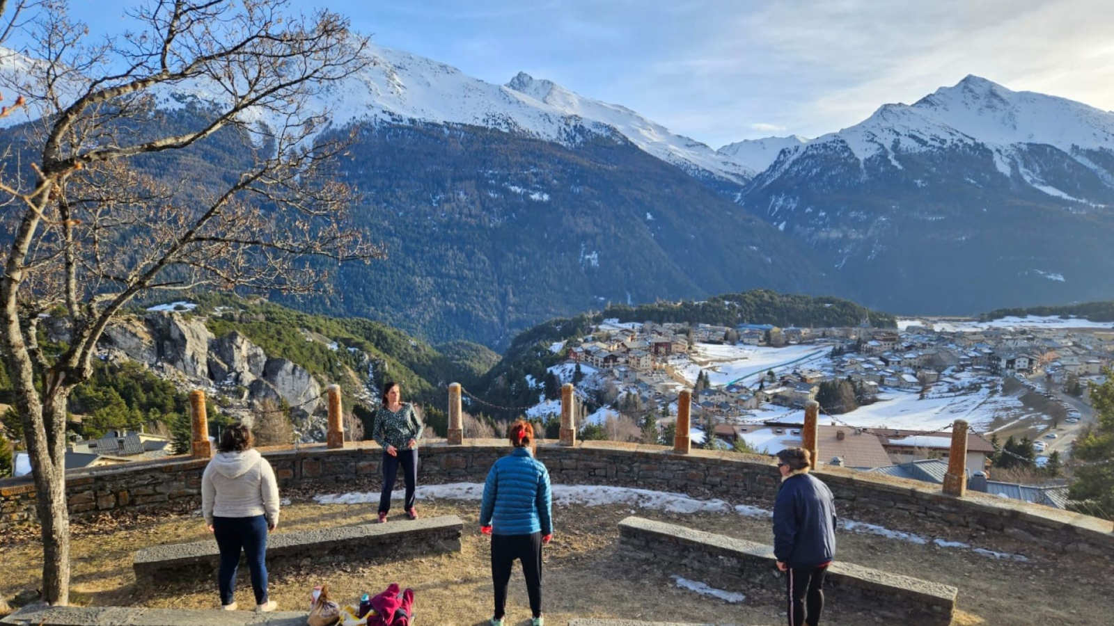 Qi Gong classes above Aussois