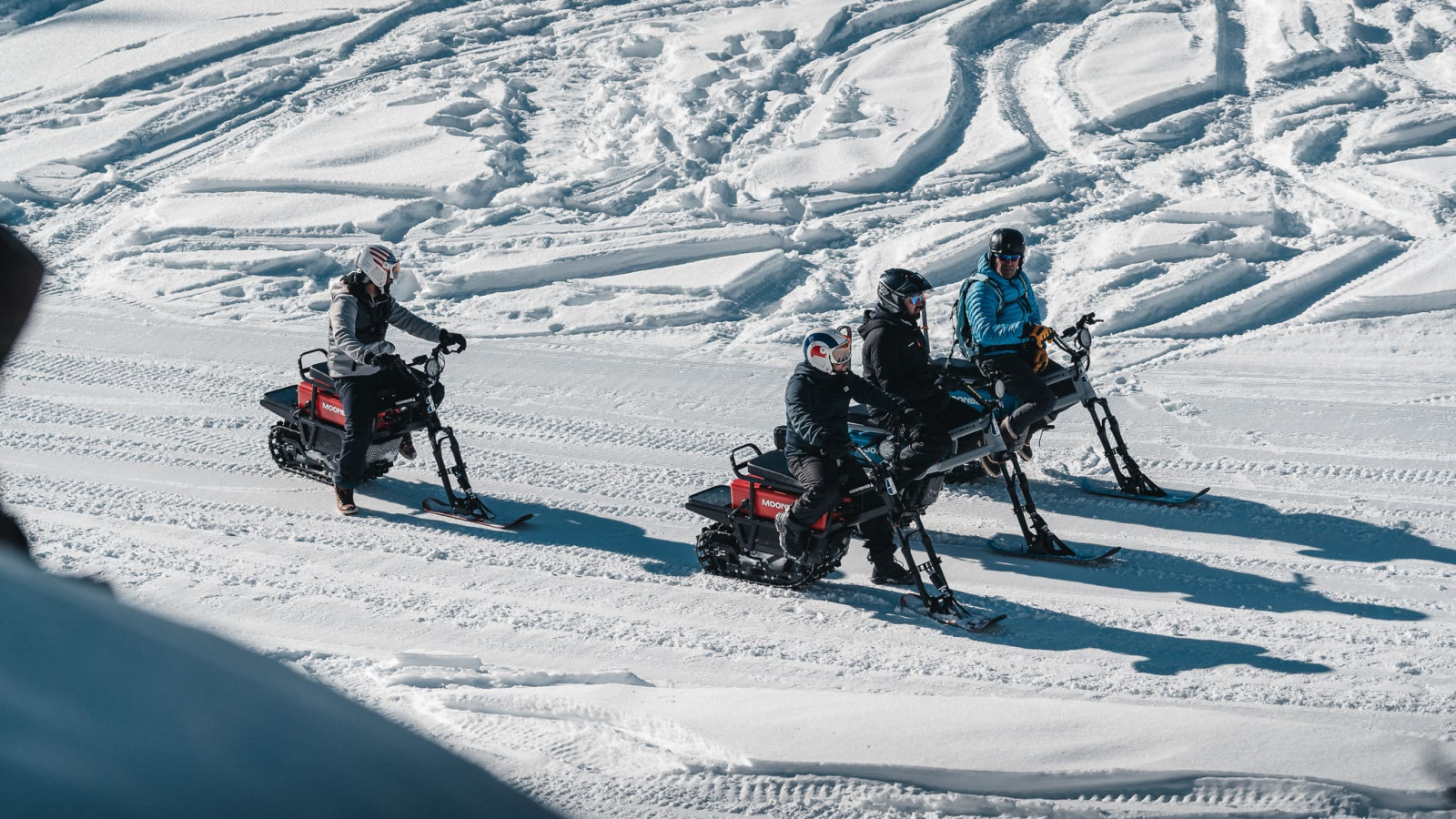 Groupe de 4 Moonbikes