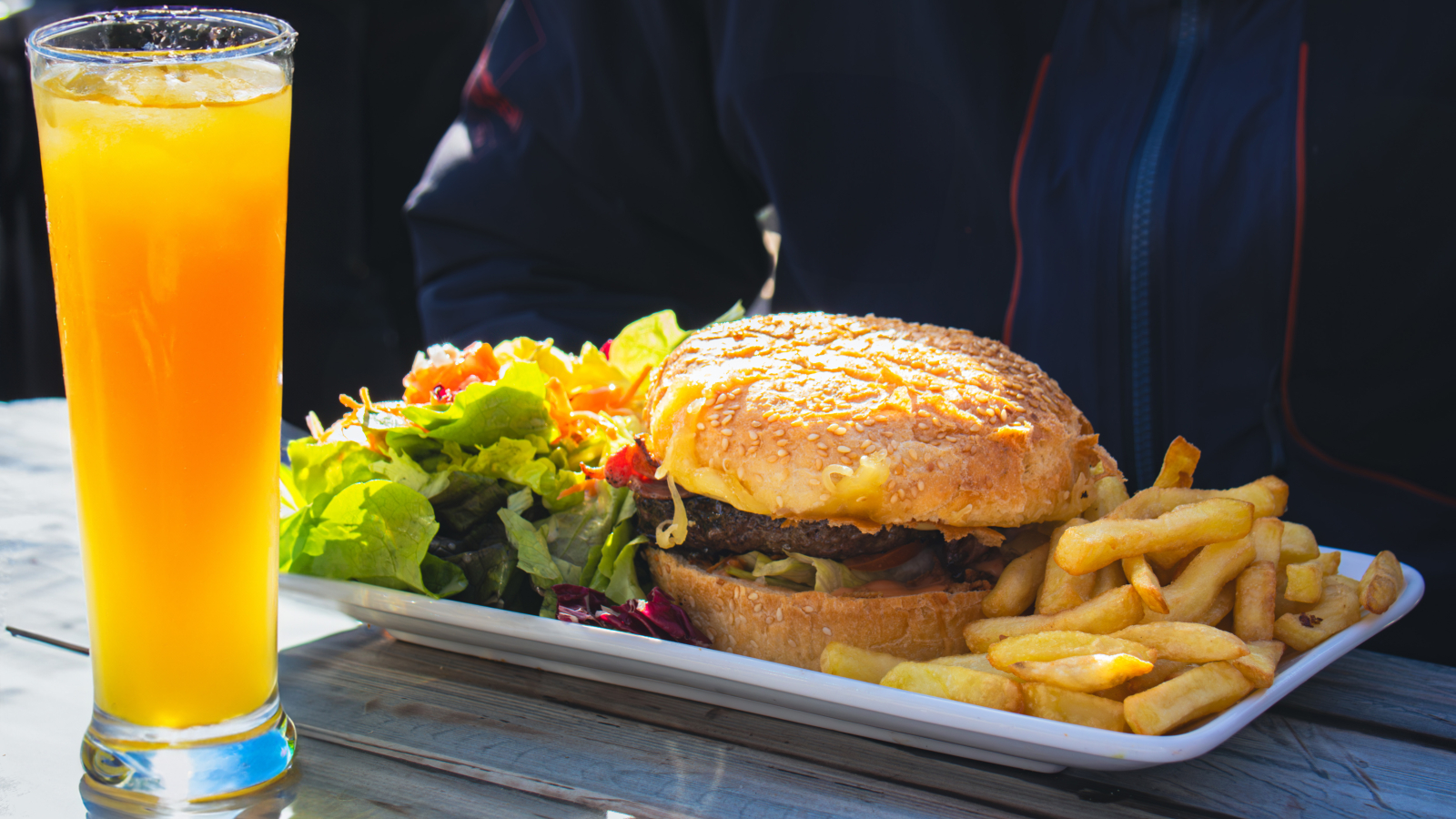 Le burger Désert Blanc