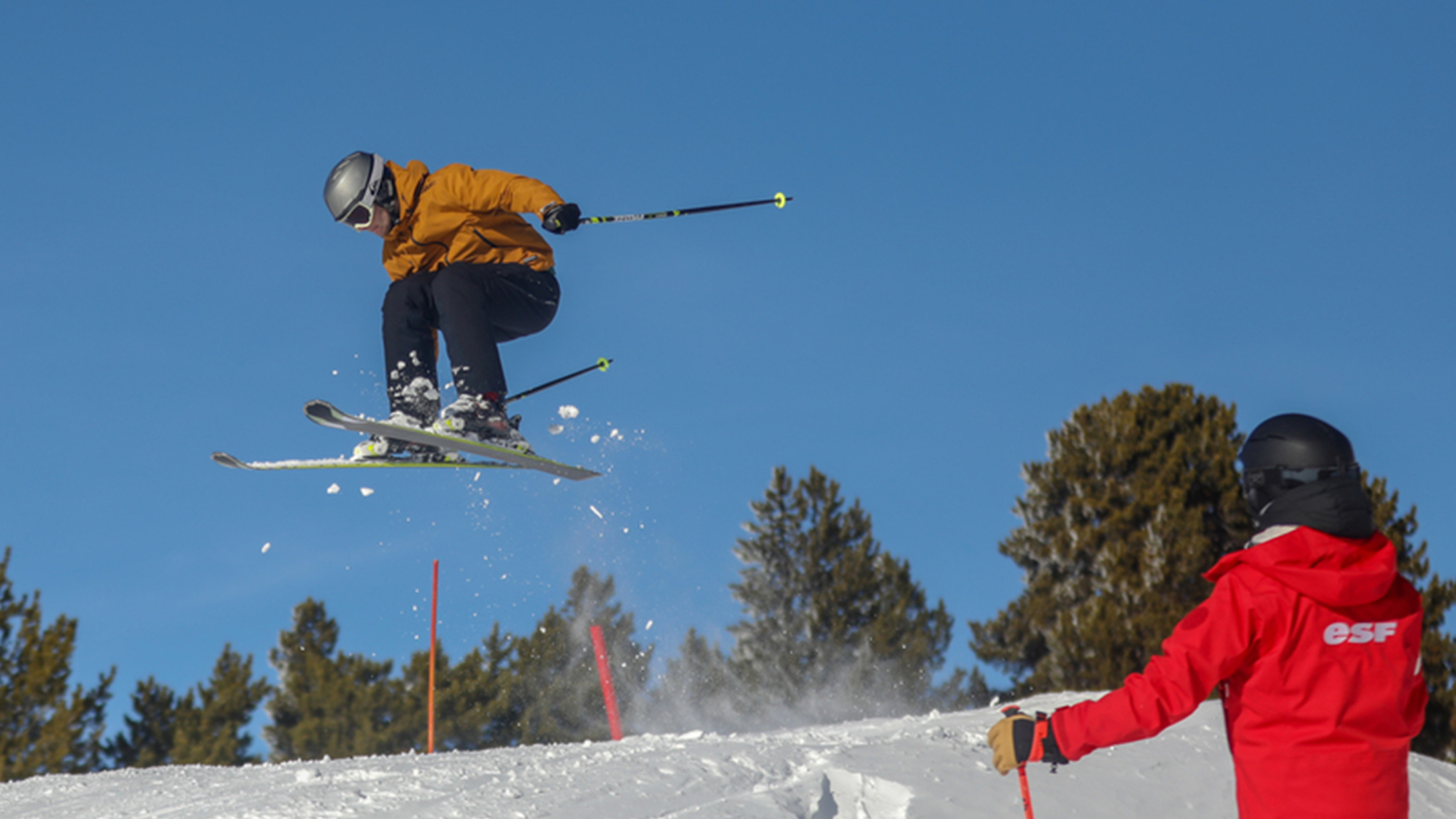 Initiation au ski freestyle avec l'ESF