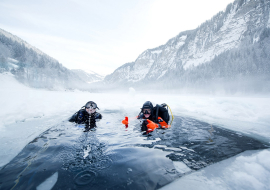 Plongée sous glace