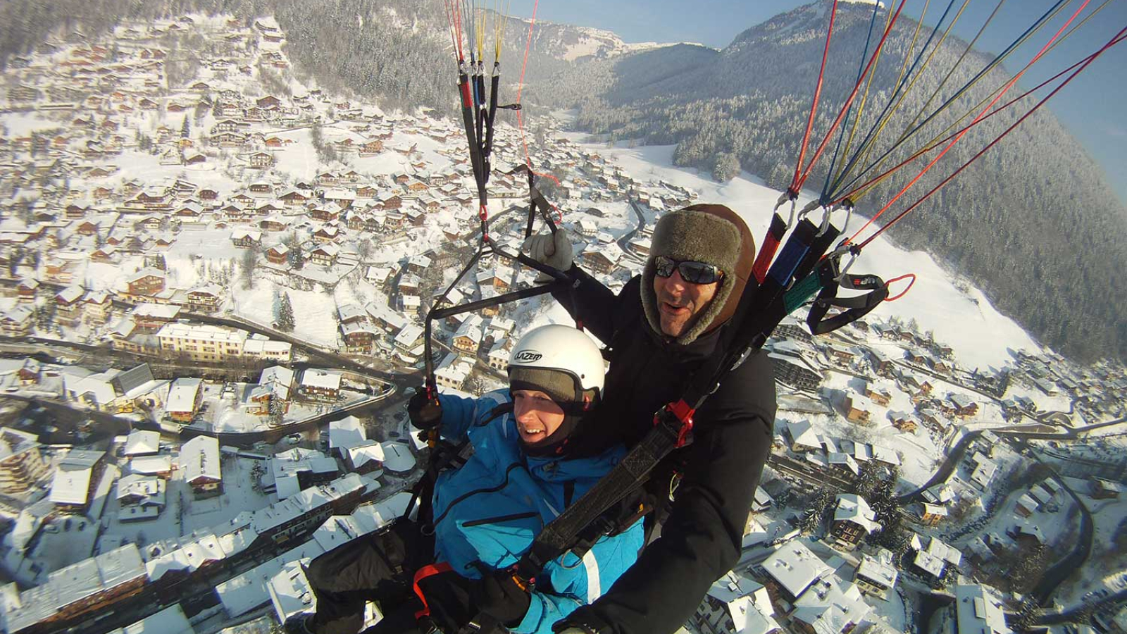 Vol découverte en parapente biplace