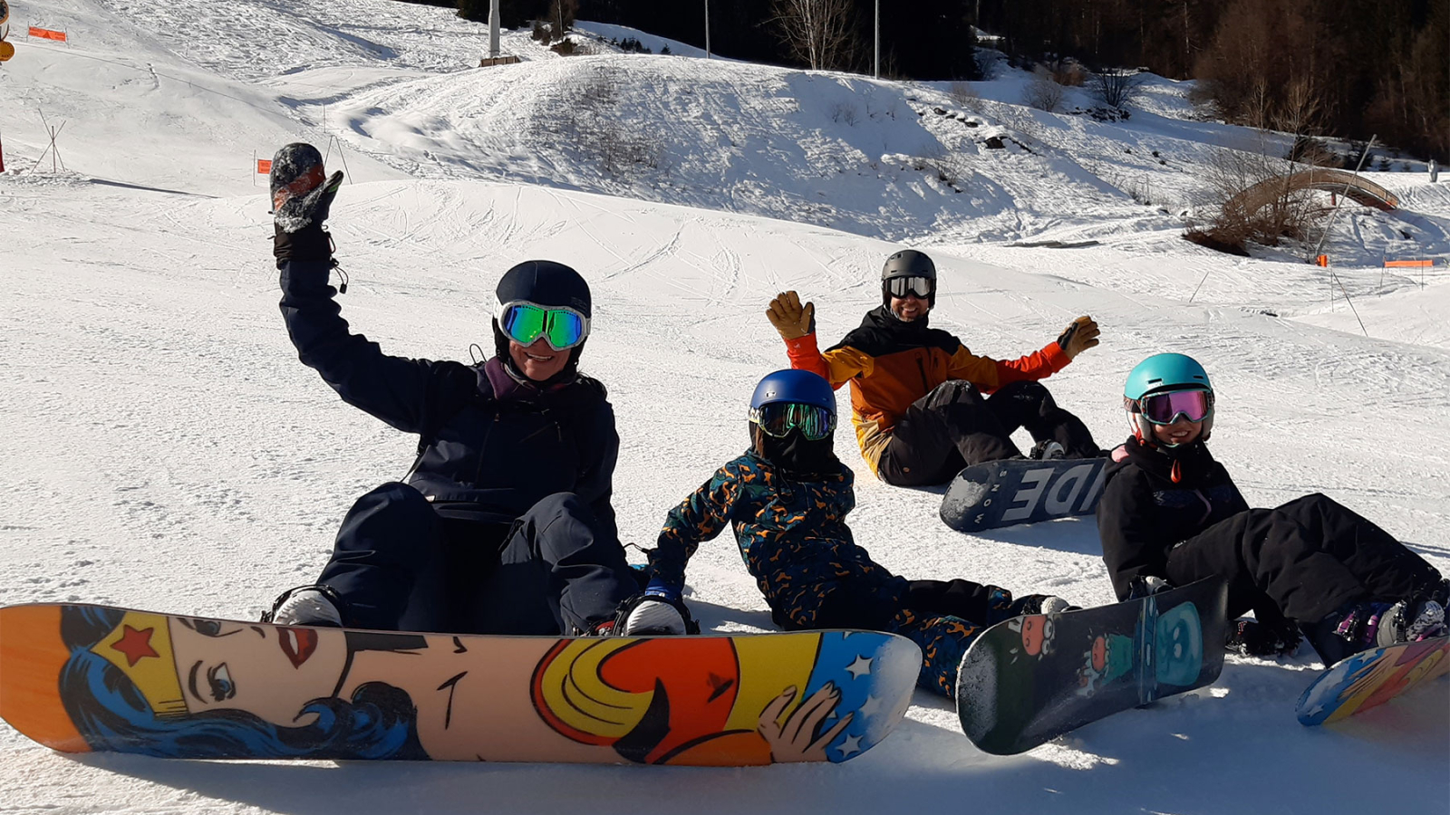 Cours de snowboard