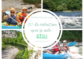 Promo canoë 10%