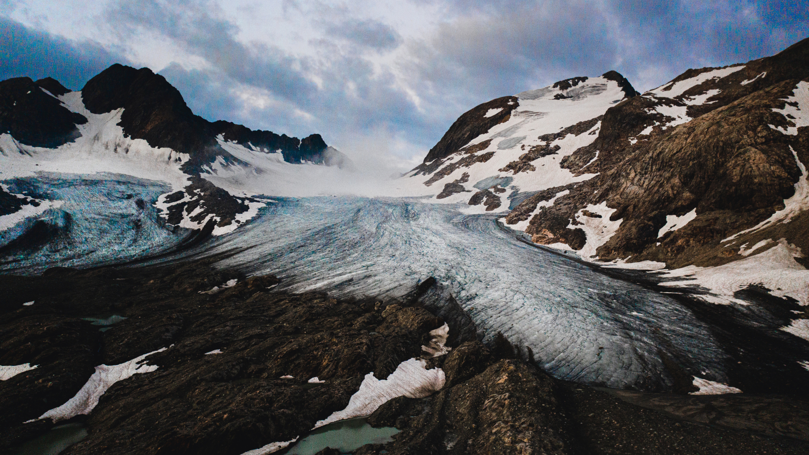 Pic de l'Étendard et glacier de Saint Sorlin