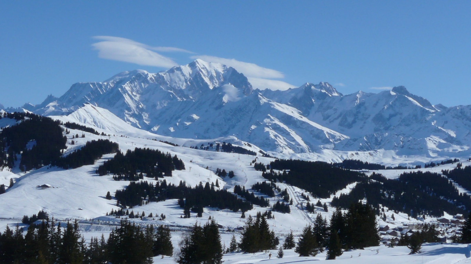 Vue sur le Mont Blanc