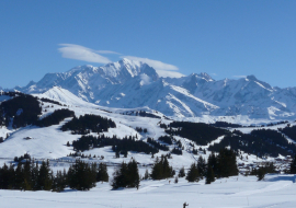 Vue sur le Mont Blanc